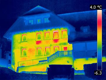 Gebäudethermografie energetische Schwachstellen  Gebäudehülle